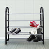 5 Tier Shoe Rack Storage Cabinet Stand Shelf Shoes Organiser Space Saving UK