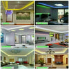 LED Strip Lights 5M 10M 20M RGB Color Changing Tape Cabinet Kitchen TV Lighting