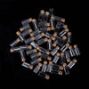 50pc 40mm Small Mini Glass Jars Corks Wedding Favours Craft Art Vial Bottles NEW