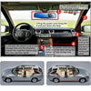 4.3'' HD Dual Lens Car DVR Dash Cam Front and Rear Mirror Camera Video Recorder