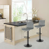 2/4/6 x Breakfast Bar Stools Bar Chairs for Kitchen with Velvet Swivel Gas