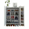 High Gloss 2 Doors Front Shoe Cabinet Storage Footwear Organizer Stand Rack Unit