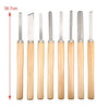 8Pcs Wood Turning Lathe Chisel Set Gouges Woodworking Carving Carpentry Tool UK