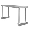 Commercial Kitchen Stainless Steel Single Double Over Shelf For Prep Table