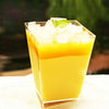 50pcs Square Plastic Dessert Cups Mini Cubes 2oz/60ml Strong Cup Party Decor UK