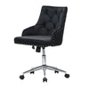 Swivel Velvet Office Chair Home Computer Desk Chair Ergonomic Adjustable Back UK
