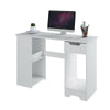 Computer Desk Office WhiteTable Workstation Study PC Furniture Drawer Bookcase H
