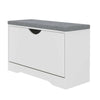 White Shoe Storage Bench Seat Shoes Cabinet Rack Hallway Organizer Cupboard Home