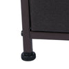 Bedroom Chest of Drawers Sideboard Unit Storage Cabinet w/ 5 Fabric Drawers ESE