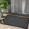 Non Slip Rubber Mat Long Hallway Runner & Door Mats Indoor Outdoor Washable Rugs