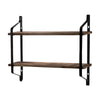 2Tier Vintage Wall Unit Floating Hanging Shelf for Kitchen, Living Room Bedroom
