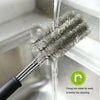 Barbecue BBQ Oven Grill Cleaning Brush Scraper Stainless Steel Bristle Cleaner