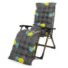 UK 155/170CM Garden Sun Lounger Chair Cushion Recliner Replacement Cotton Seat