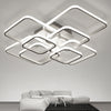 Aluminum LED Ceiling Lamp Ring Light Chandelier Lights Fixture Living Bedroom