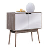 2 Doors Storage Cabinet Sideboard Table Cupboard Living Room Kitchen 80*40*80cm