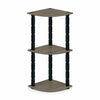 3 Tier Corner Shelf Storage Rack Organiser Display Bookshelf Turn-N-Tube