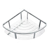Stainless Steel Bathroom Corner Shower Shelf Caddy Rack Shampoo Storage Basket