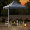 2m/3m Gazebo Marquee Heavy Duty Garden Tent Showerproof Full Side Curtains Party