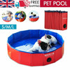 Portable Pet Bath Dog Swimming Pool Foldable Bath Paddling Pool Puppy Bathtub UK