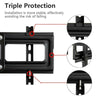 2x TV Wall Bracket Mount Full Motion Swivel Tilt 32 40 42 46 50 55 60" TVs