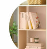 Free Standing Bookcase Cabinet Shelves Storage Unit With Two Doors/Drawers White