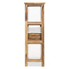 3 Bedroom Cabinet Unit Bedside Bathroom Table Nightstand Storage Wooden Wicker