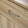 Modern Beech 2 Door Storage Cabinet Sideboard Buffet with Drawer