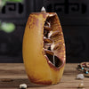 Mountain River Ceramic Backflow Insence Burner Waterfall Smoke Cone Holder Aroma