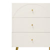 Bedroom Modern Chest of 6 Drawers White Storage Cabinet Home Bedside Furniture