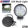 27W LED Work Light Flood Spot Lights Driving Lamp Offroad Car Van Truck SUV