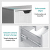 Bathroom Cabinet Storage 4 Drawer 1 Door Wooden Bedroom Furniture Cupboard Unit
