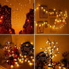 Globe Bulb Ball Fairy String Lights 100/200LED Mains Plug Garden Outdoor Indoor