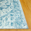Luxury Rug Faded Blue Floor Carpet Area Rugs Mats Non Slip Living -