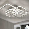 LED Ceiling Light Geometric Lamp Chic Design Lights Fixture Room Decor Lighting