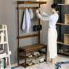 Home Hotel Garment Rack Luxury Clothes Rail Hall Entryway Coat Stand Furniture