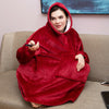 UK-Hoodie Blanket Oversized Ultra Plush Comfy Sherpa Giant Big Hooded Sweatshirt