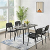 2pcs Reception Chairs PU Leather Meeting Office Chairs Upholstered Guest Chairs