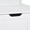 Mondeer Bathroom Tall Cabinet Storage Unit Organizer Tower with Shelves White