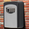 OUTDOOR SECURITY WALL MOUNTED KEY SAFE BOX CODE SECURE LOCK STORAGE 4 Digit UK