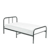 Metal Bed Frame Single Bed Frame Curved Black Bed For Adults Teenagers Kids 3FT