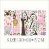 Owl Wall Stickers Tree Jungle Zoo Woodland Nursery Baby Kids Bedroom Art Decal