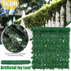 Artificial Screening Ivy Leaf Hedge Panels On Roll Privacy Garden Fence 1m x 3m