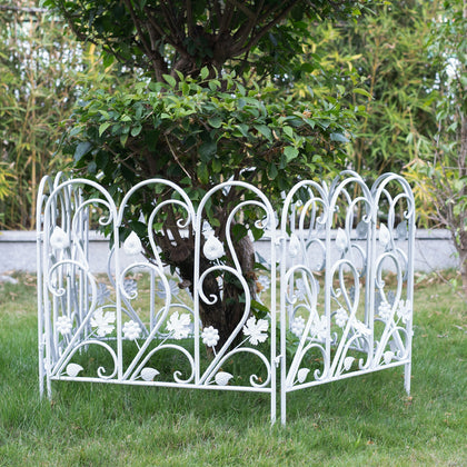 5X Decorative Garden Fence Border Pet Barrier for Garden Yard Flowerbeds Walkway