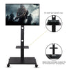 UNHO Floor TV Stand Tilt 15° with Mount and Mobile Wheel Universal for 32-65" TV