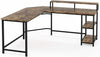 Computer Desk L-Shaped Home Office DesK Workstation Corner Study Desk-Rustic