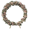 Romantic Wedding Arch Door Background Flower Balloon Circle Rack Decor Props