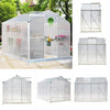 Garden Greenhouse Polycarbonate Plant Grow Aluminium Frame 4x6ft, 8x6ft, 10x6ft