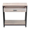 Console Table Side/End Table Drawer Wood Bottom Shelf Entryway Hallway Furniture