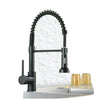 Kitchen Sink Mixer Tap Black Copper Faucet Mono Taps Swivel Pull Out Spray Spout