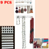 9x Jewelry Hanger Organizer Box Wall Bracket Necklace Bracelet Storage White